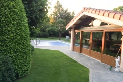Tuin met café bij Elly Tummers